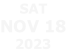 Sat Nov 18 2023